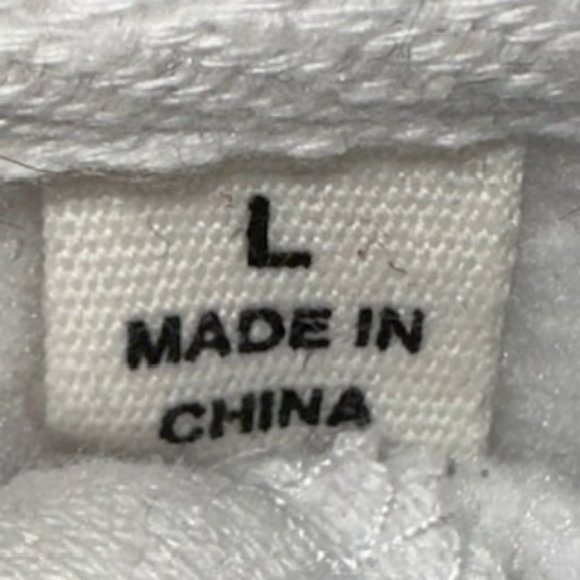 Vans White Cropped Hoodie with Color Block Racing Stripe Design - Picture 6 of 6